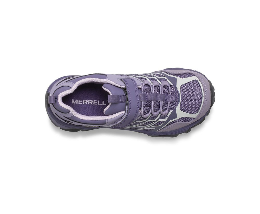 Merrell Sneakers Purple - Moab FST Low A/C Waterproof - Kids 27IEYGFOZ